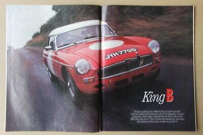 Original CSC magazine article: MG MGB KING B JYH770D rally car