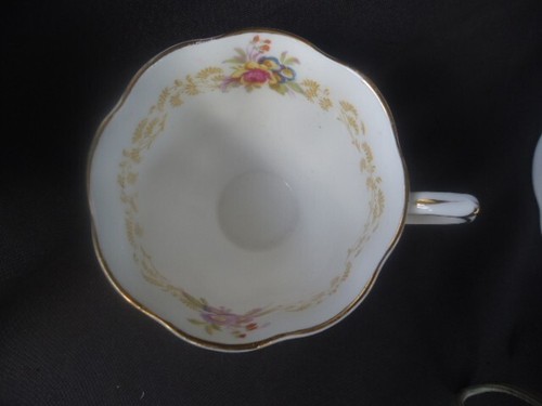 Royal Albert Serena trio bone china tea cup & saucer plate set pink roses - Picture 6 of 6