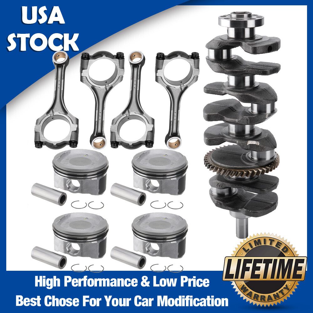 2.4L Crankshaft / Pistons /Con Rods / Bearing For Toyota Camry RAV4 Scion TC XB - Foto 8
