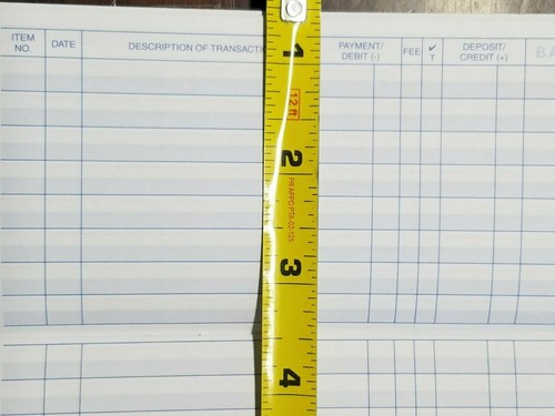 5 Checkbook Transaction Registers 2025 2026 2027 Calendar Check Book Register - Picture 5 of 15