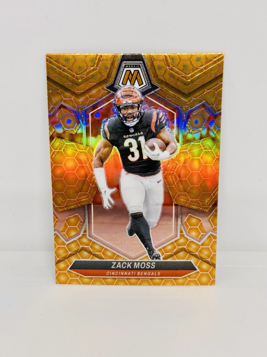2024 Panini Mosaic ZACK MOSS Honeycomb Prizm Bengals SP #44 2024 Panini Mosaic ZACK MOSS Honeycomb Prizm Bengals SP #44