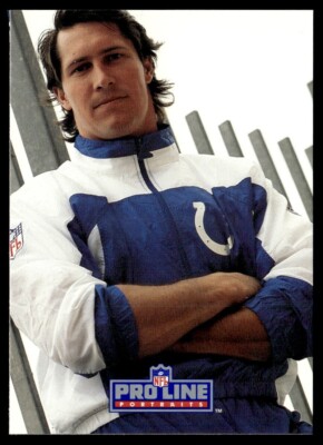 1991 Pro Line Portraits Duane Bickett Indianapolis Colts #39