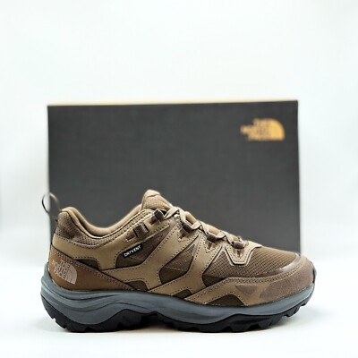 NEW* Men The North Face Hedgehog 3 Waterproof Hiking Shoes BROWN