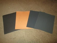 SANDWET/SANCAP/CARBORUNDUM 220/400/500 FINE GRIT SANDPAPER LOT OF 25