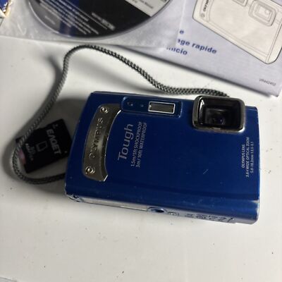 Olympus Tough TG-310 Digital Camera Waterproof Shockproof 128mb SD