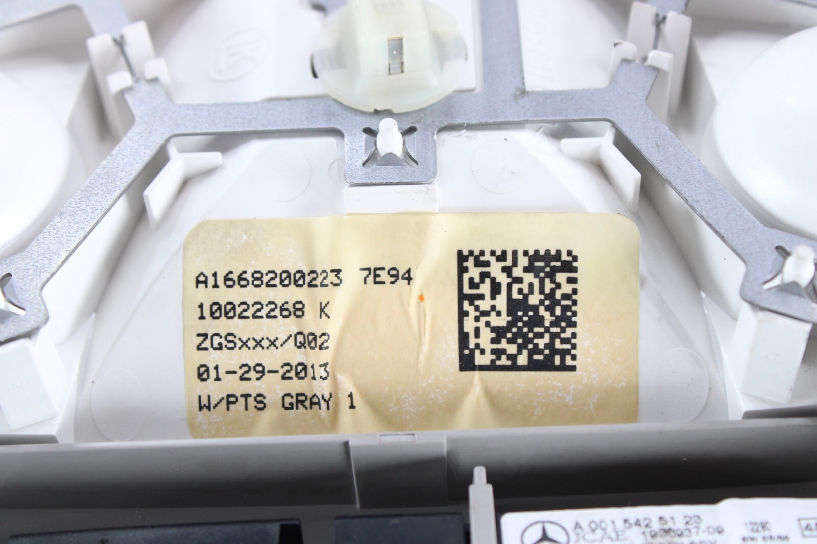 💎 MERCEDES X166 GL/GLS-CLASS REAR TRUNK SEAT OVERHEAD MAP DOME LIGHT DISPLAY