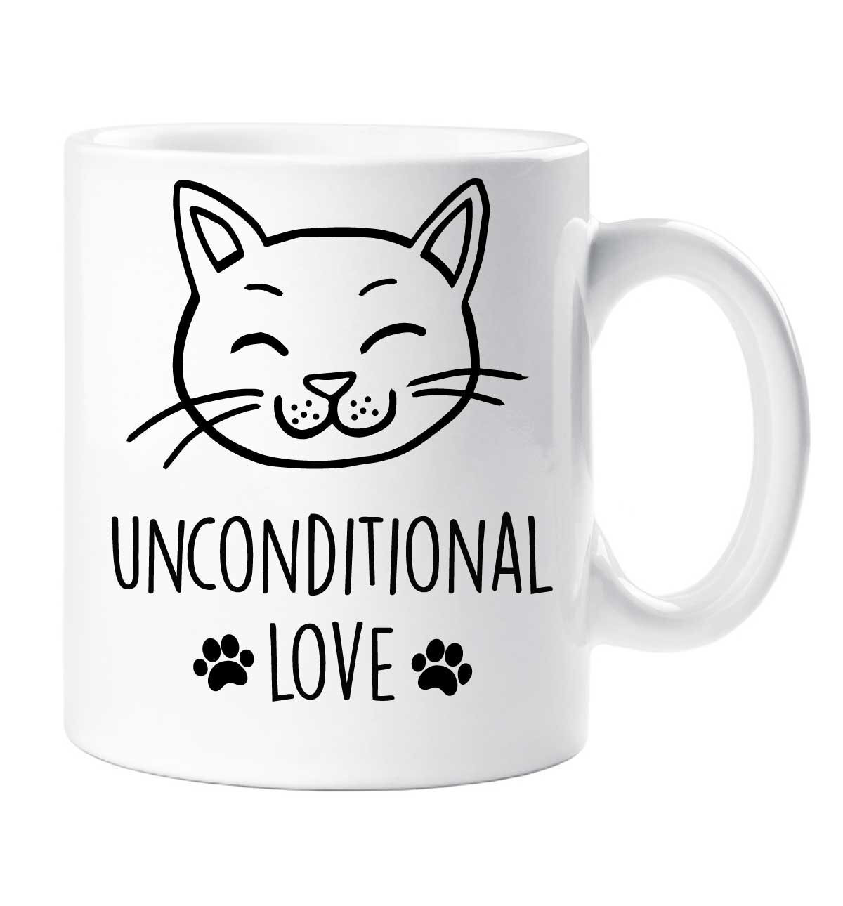 Cat Mug Unconditional Love Birthday Christmas Pet Present