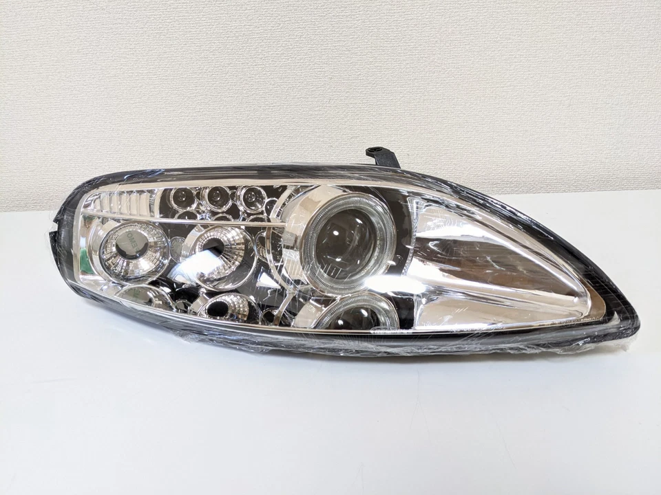 Par de faróis projetores cromados L/R para Toyota Lexus Soarer série 3# SC300 - Imagem 3 de 4