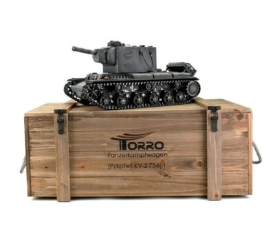 1/16 Torro German KV-2 754r RC Tank 2.4GHz IR Infrared Metal Edition PRO Grey