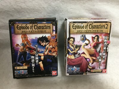 Lot 2 One Piece Episode of Characters Figure Bandai Japan 