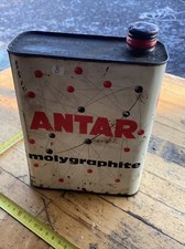 (n°8 ANCIEN BIDON D ' HUILE DE GARAGE / Antar