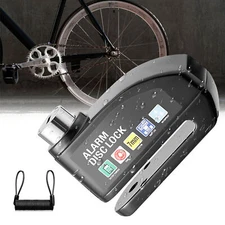 New Bike Anti-theft Brake Disc Lock Motorcycle Scooter Wheel Alarm Security Loud