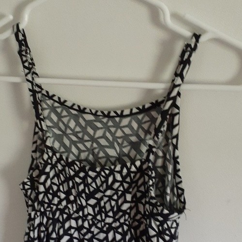 justice dress boho maxi dress girls 10 black white sundress summer pre-teen - Picture 5 of 7