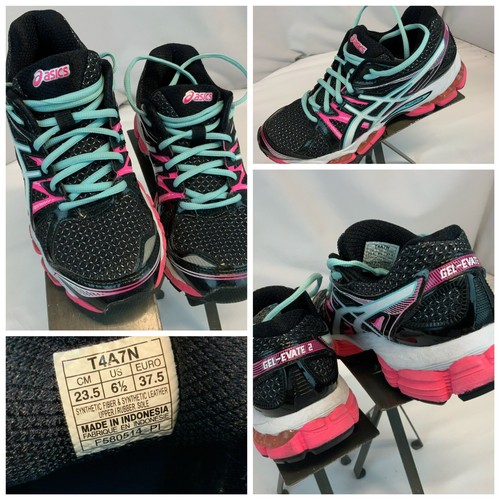 Asics Gel Evate 2 Sz 6.5 Women Black 