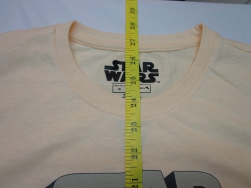 Star Wars Graphic Tee Size Medium Yellow T Shirt - Picture 5 of 6