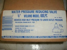 ZURN WILKINS 3/4" 34-600LPC Pressure Reducing Valve FPT Union x FPT Lo Pressure