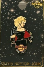 2019 HARD ROCK CAFE NEW YORK OLIVIA NEWTON-JOHN SANDY GREASE BREAST CANCER PIN