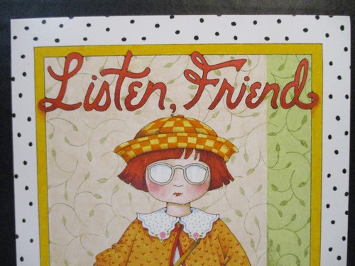 Mary Engelbreit Birthday Greeting Card Listen Friend New Sunrise Greetings - Picture 3 of 12