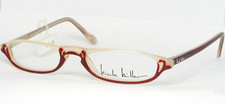 Vintage NICOLE MILLER Push Up Cherry Creme UNIQUE EYEGLASSES GLASSES 50-19-135mm