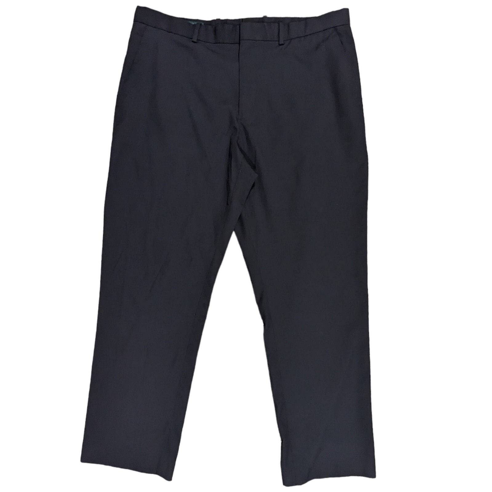 Perry Ellis Modern Fit Straight Leg Dress Pants 36x30 Blue for Work