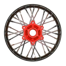 Pro-Line PRO284800T2 1/4 Pro-Spec Alum V2 Bead Rear Wheel Red (1) for Promoto-SM