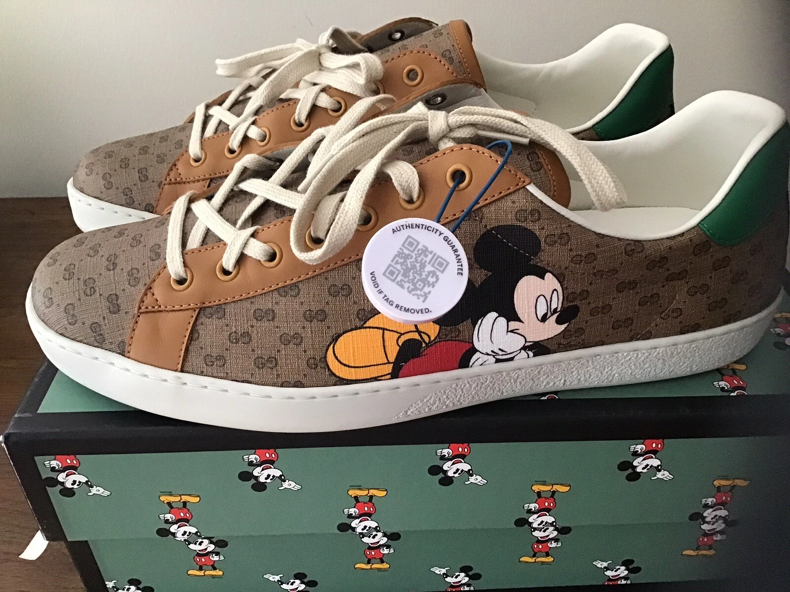 Baskets Gucci Disney Ace homme
