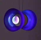 Blue 5 Bearing Diabolo lighting + Diablo Sticks & Peking Opera style bag
