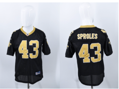New Orleans Saint Darren Sproles 43 Embroidered Reebok On Field