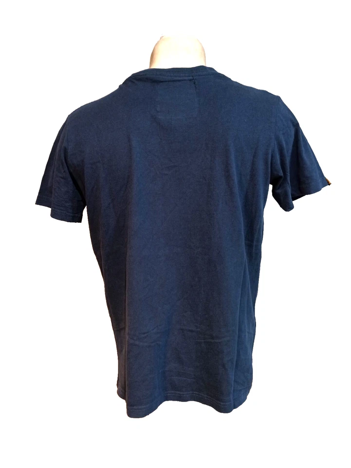 Superdry  Men's  t-Shirt size M blue white yellow Logo - Image 2 of 4