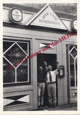 AK - (D) - Hemingways Bier Cafe & Herforder Pils - Beer - Reklame - Top Zustand