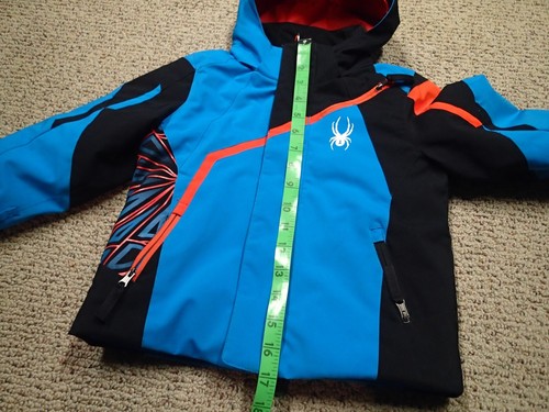 SPYDER 3M THINSULATE HOODED JACKET WATERTIGHT JACKET Kids/Boys size 3 Mint - Picture 14 of 14