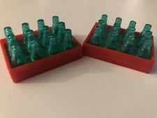 Étuis à bouteilles pop Buddy L. camion de livraison Coca Cola vintage années 1060 2 articles