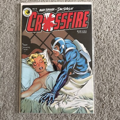 Crossfire #12 Marilyn Monroe Eclipse Comics Mark Evanier and Dan Spiegle Comic