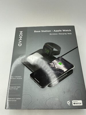 #ad #ad Nomad Base Station Apple Watch 10 9 8 7.5W Wireless Charging iPhone 17 16 15 14 $29.98