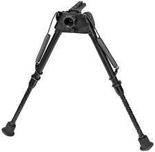 Harris Bipods  9-13", Black Steel/Aluminum, Notched Legs,