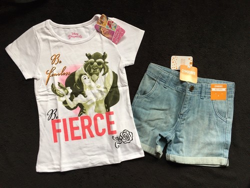 NEW Gymboree Beauty Beast Shirt Fearless Fierce Jean Outfit 5 S Princess Belle