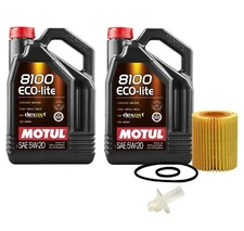 10L Motul 8100 ECO-LITE 5W20 Wix Filter Motor Oil Change Kit API SP-RC