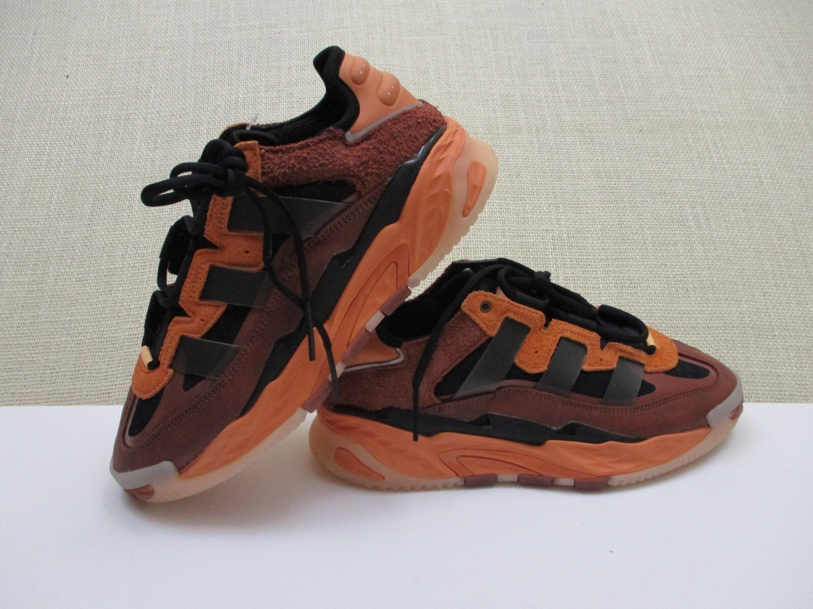 Adidas FX7642 Niteball Hazy Copper/Black-Acid Orange - Size 8 | eBay