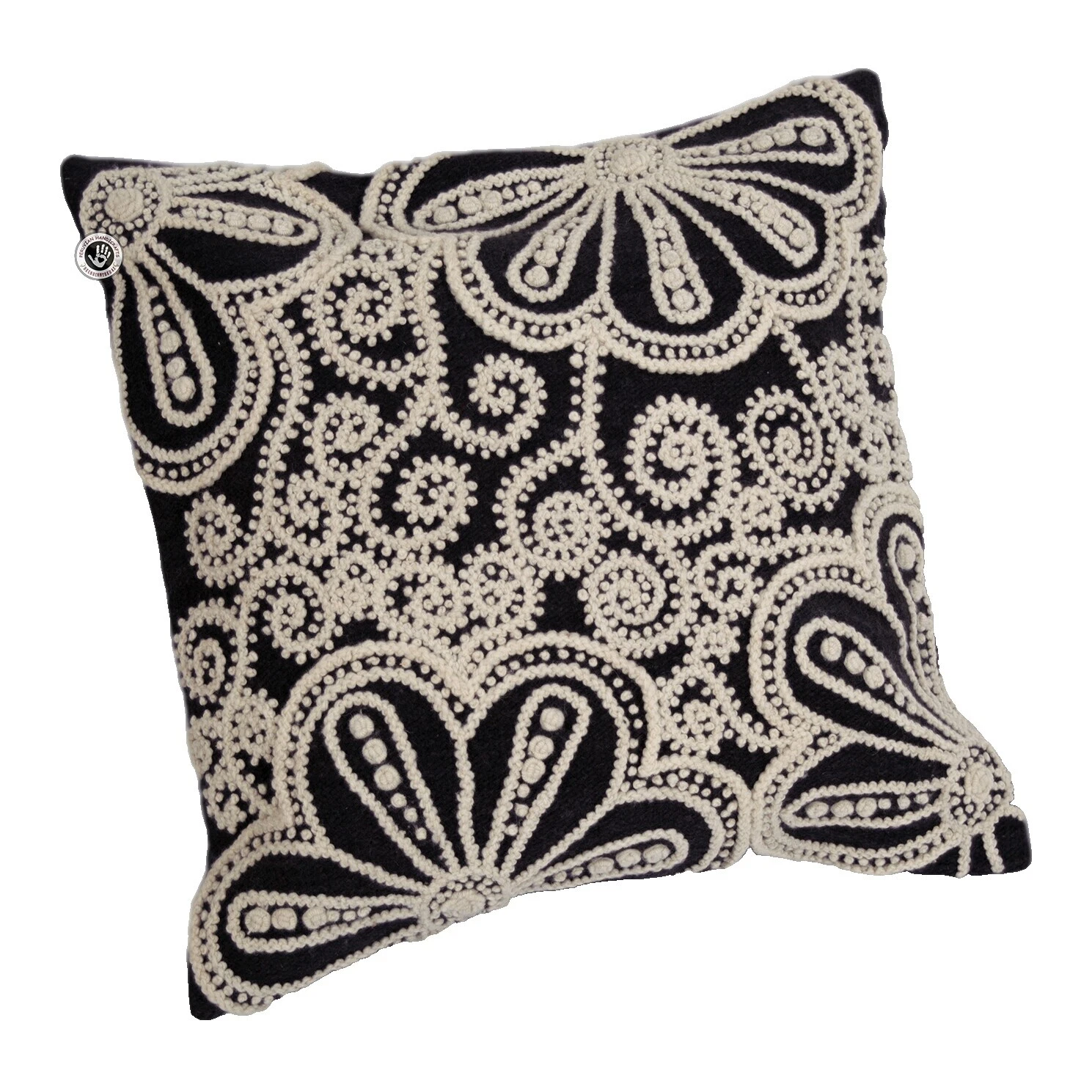 Art Nouveau Embroidered Square Home Décor Pillows