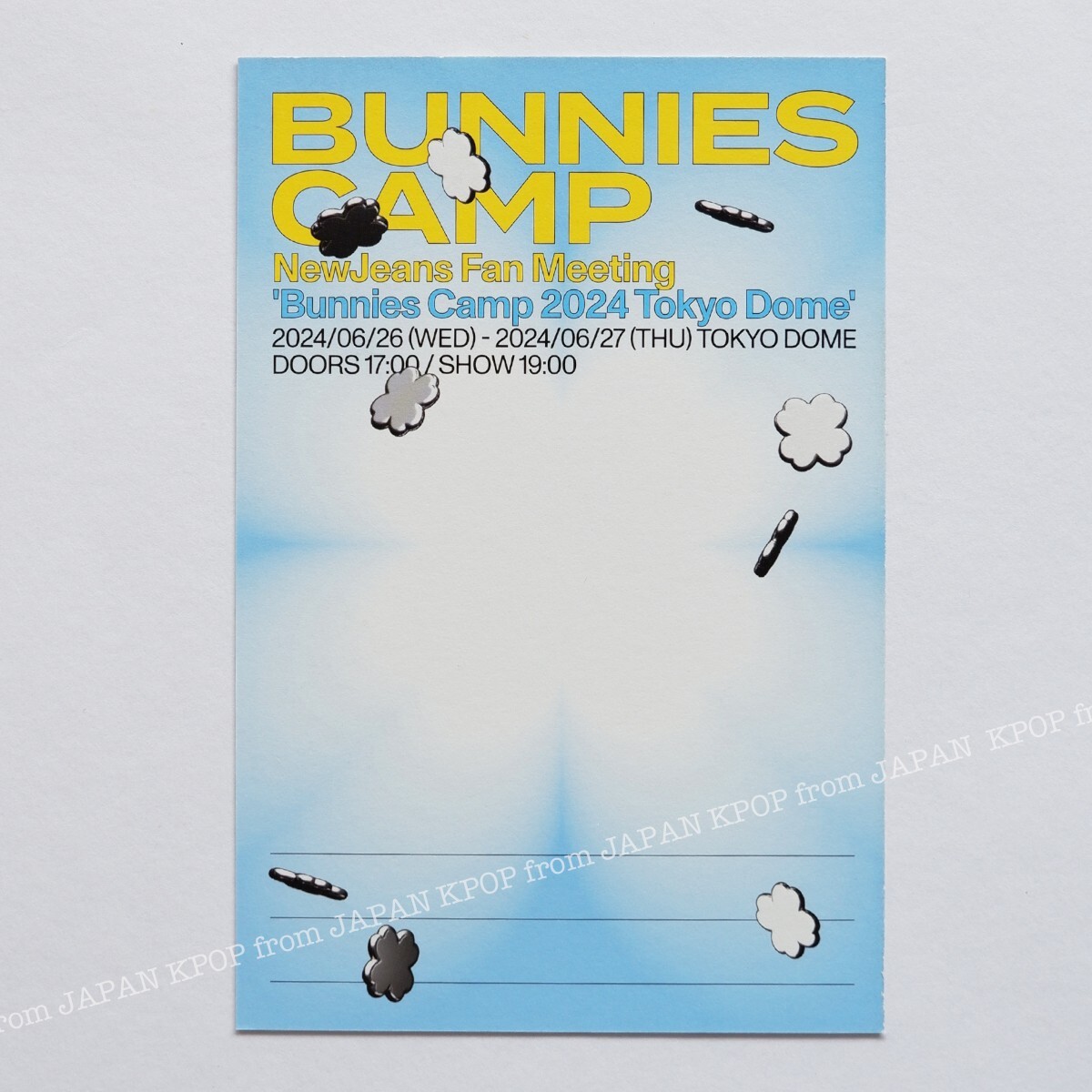 HANNI NewJeans Bunnies Camp 2024 Membership + Premium Card HANNI NewJeans Bunnies Camp 2024 Membership + Premium Card