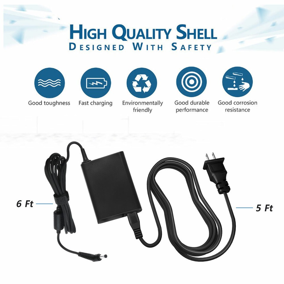 Guy-Tech Adaptador De 19V AC/DC Compatible Con VIZIO Modelo SADP -65NB AB 19VDC Fuente De Alimentación Cable Cargador Entrada: 100-240 VCA 50/60Hz Uso De Voltaje En Todo El Mundo - Foto 11