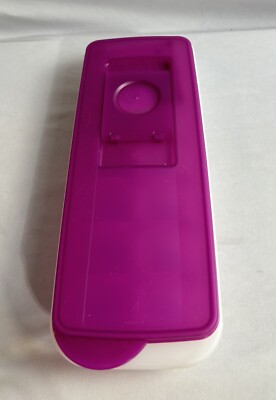 1 TUPPERWARE Fresh N Pure Covered Ice Cube Tray #2704 Purple