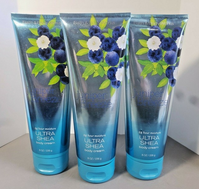 Juniper Breeze Bath and Body Works Body Cream X3 FREE PRIORITY SHIPPING