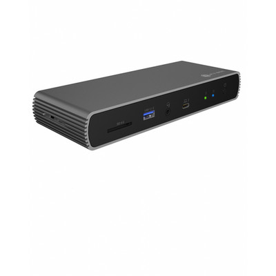 Docking Station (10-in-1) for 2 Monitors (4K 60Hz), Thunderbolt 4, ICY BOX