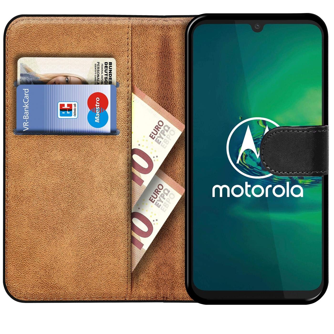 Coque Motorola G8 Plus Housse Anti-Choc Rangement Cartes pour Sécuriser l'Écran - 2