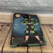 Demon Slayer Tanjiro Child Halloween Costume Sz: Child Small New