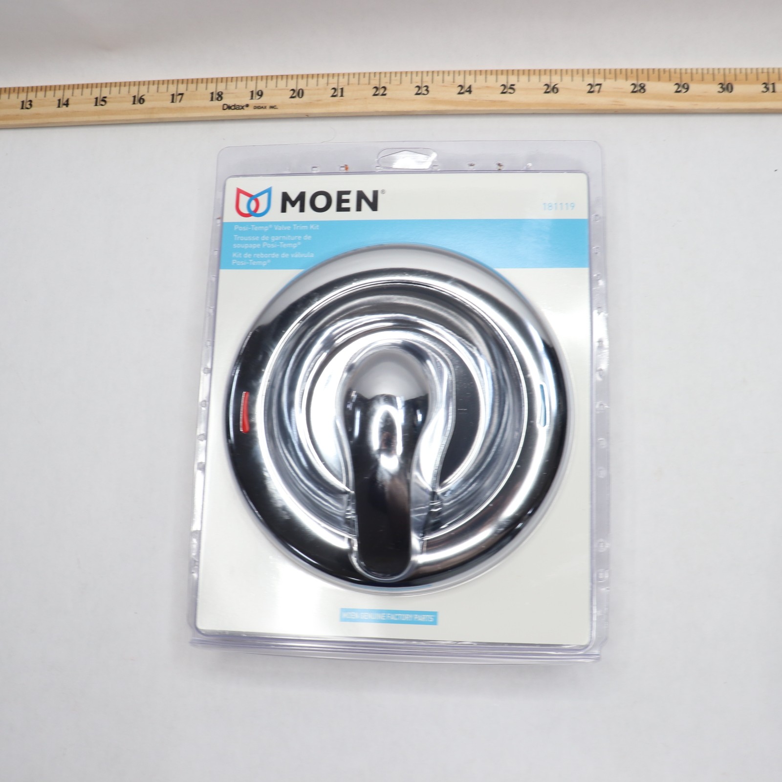 Moen Posi Temp Shower Valve Trim Kit 1 Handle Lever Chrome 181119
