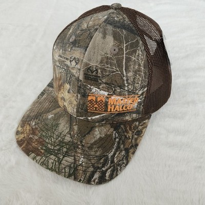 New Edge REALTREE MASTER HALCO Official License Snapback Hat Cap Deep Forest NEW