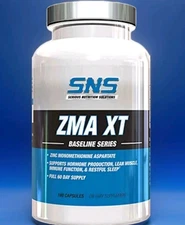 SNS Serious Nutrition Solutions  ZMA XT Testosterone Booster Sleep Weight Loss 