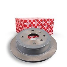 2x FEBI Bremsscheiben Hinten für CHEVROLET LACETTI (J200) 258mm 108451